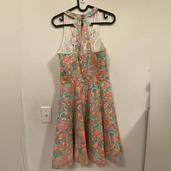 Lilly Pulitzer 💐NWOT Zo Dress Sand Bar Blue Make a 
Splash - Picture 5 of 15